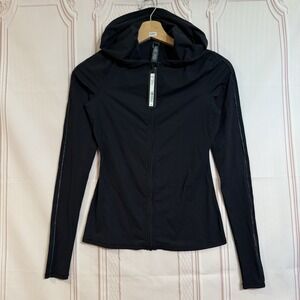 NEW NikeSKIMS Weightless Full Zip Up Hoodie Obsidian Black Sz XS Lightweight NWT